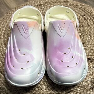Vionic Recovery RX Clogs, Poppy Orange M5/W7, Like New Condition